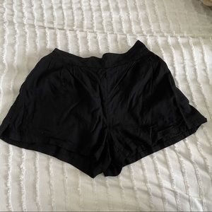 American Eagle Black Flowy Shorts